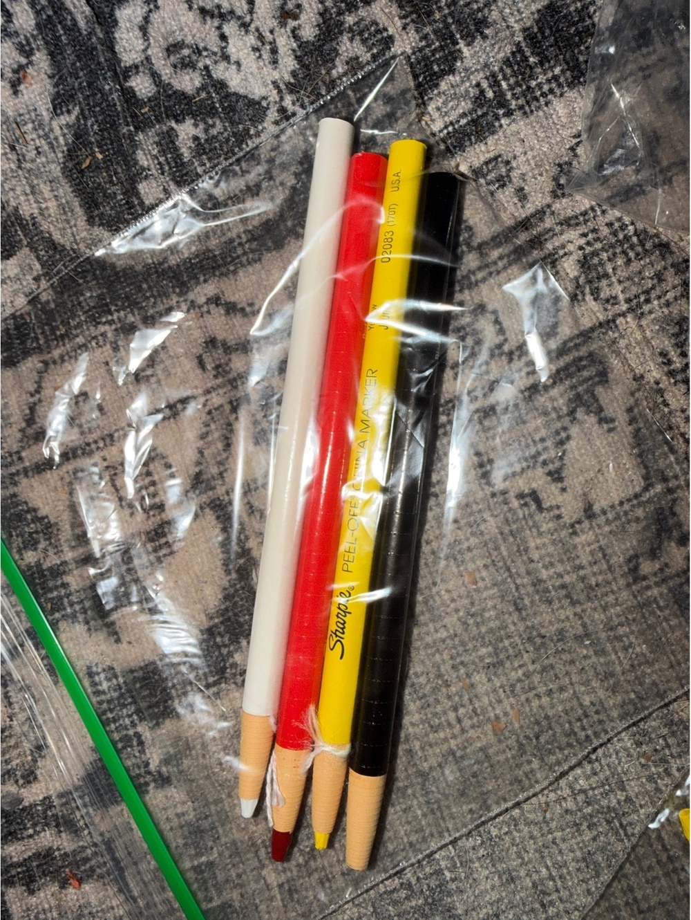 Sharpie Peel-Off China Markers Wax Grease Pencils Set of 4